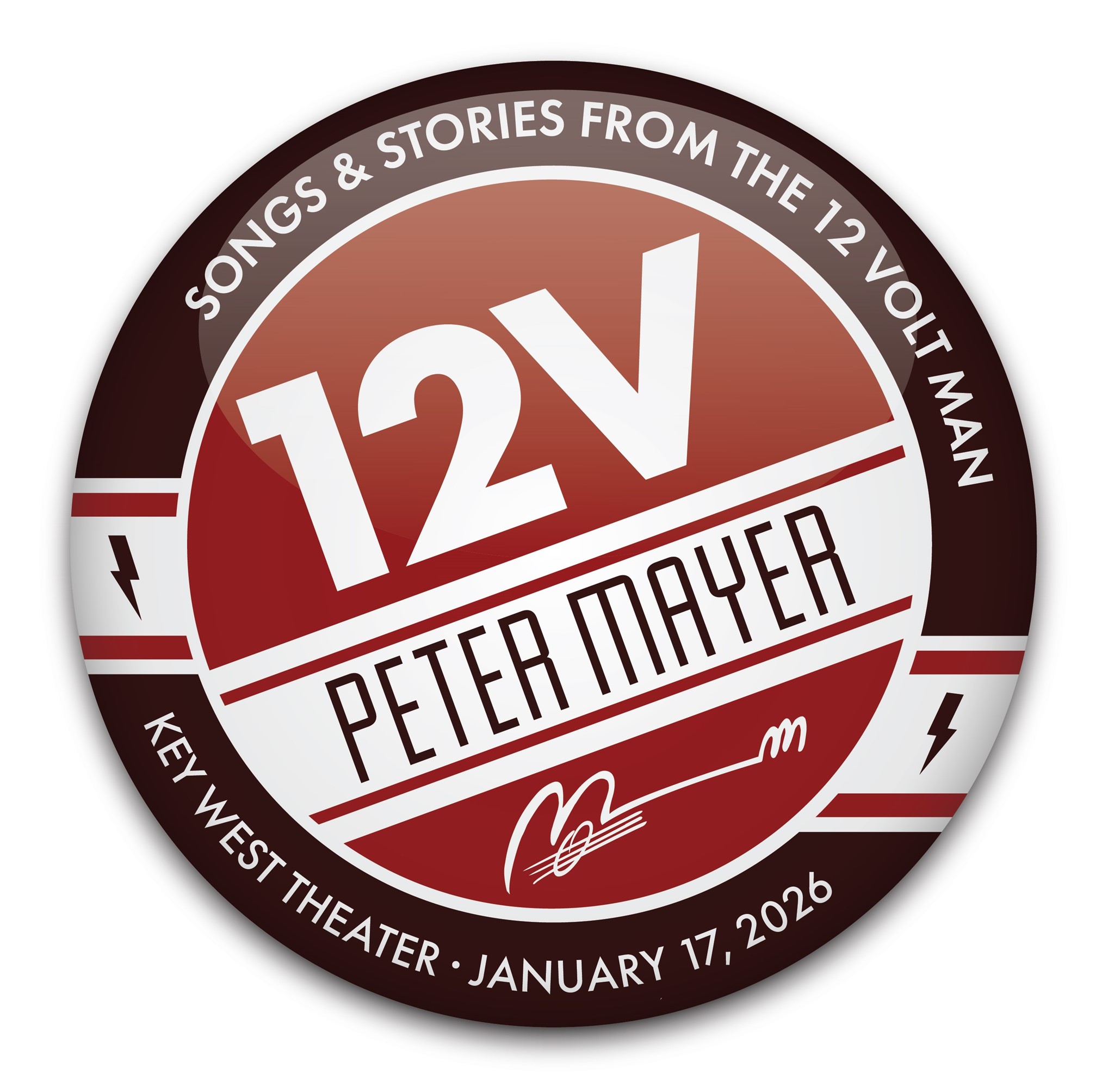 Picture of Songs & Stories From the 12 Volt Man Badge